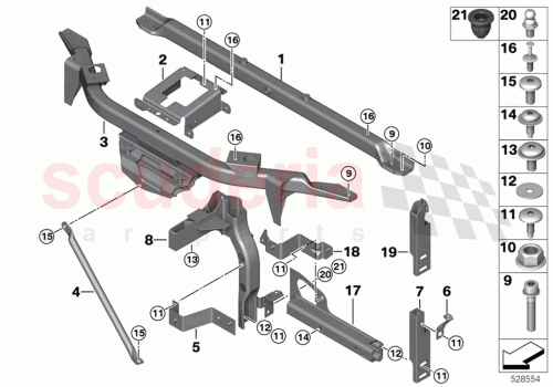 Part Diagram for Rolls Royce 51647377187