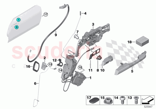 Part Diagram for Rolls Royce 51217304761