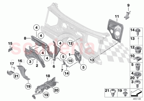 Part Diagram for Rolls Royce 51757408146