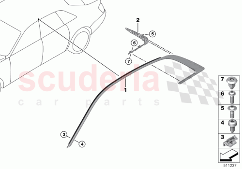 Part Diagram for Rolls Royce 51358495692