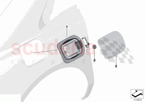 Part Diagram for Rolls Royce 16117497904