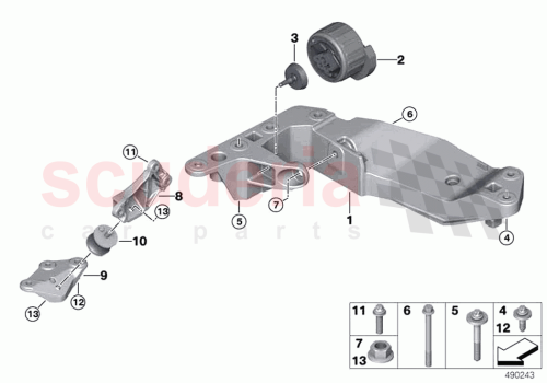 Part Diagram for Rolls Royce 22326861570