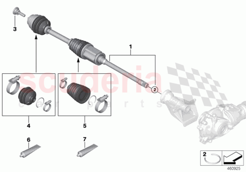Part Diagram for Rolls Royce 31608740594