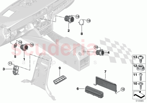 Part Diagram for Rolls Royce 64226996737