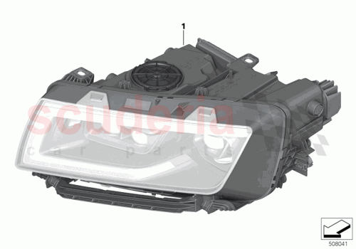 Part Diagram for Rolls Royce 63125A1A013