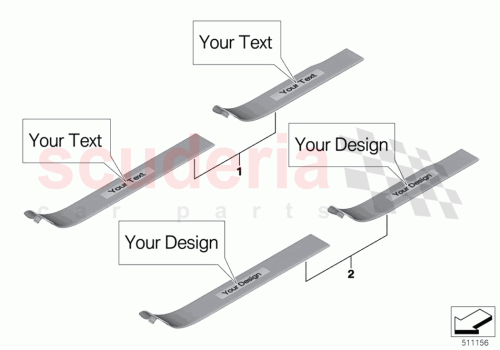 Part Diagram for Rolls Royce 51475A31694