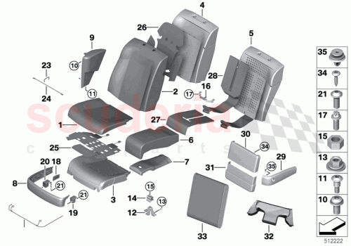 Part Diagram for Rolls Royce 52207944509