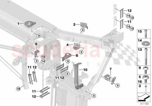 Part Diagram for Rolls Royce 51648491928