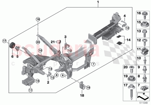 Part Diagram for Rolls Royce 51456838832