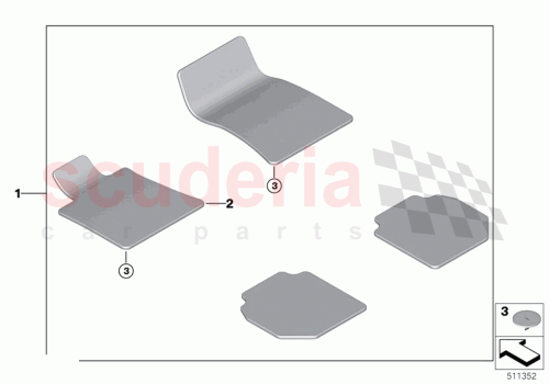 Part Diagram for Rolls Royce 51475A1E9E2