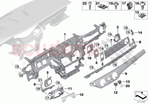 Part Diagram for Rolls Royce 51459621326