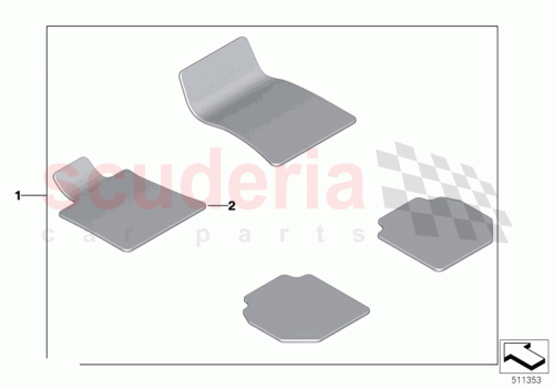 Part Diagram for Rolls Royce 51475A1E938