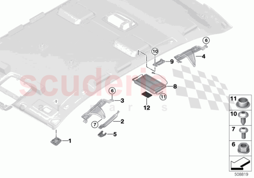 Part Diagram for Rolls Royce 51447495065