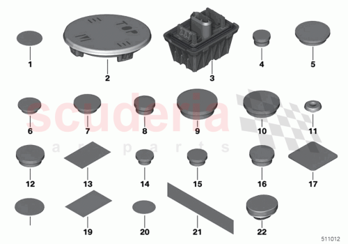 Part Diagram for Rolls Royce 51419481016