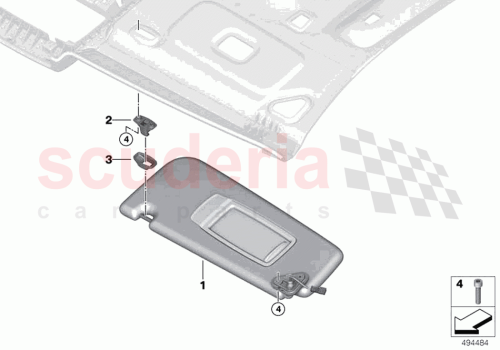 Part Diagram for Rolls Royce 51165A01727