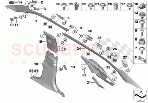 Part Diagram for Rolls Royce 51435A016E5