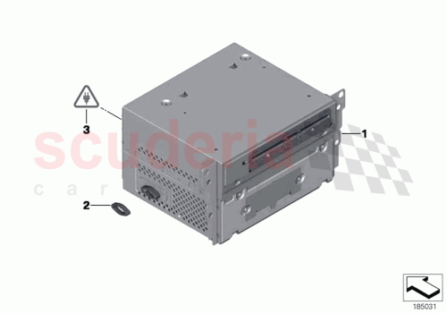 Part Diagram for Rolls Royce 65129321507