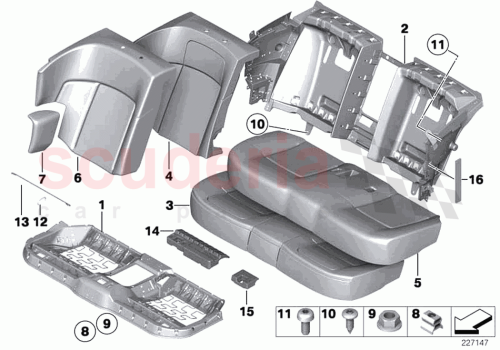 Part Diagram for Rolls Royce 52207390703