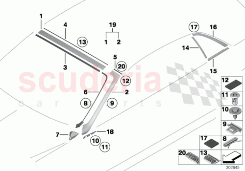 Part Diagram for Rolls Royce 51 37 7481890