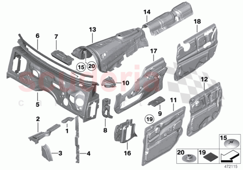 Part Diagram for Rolls Royce 51487348481
