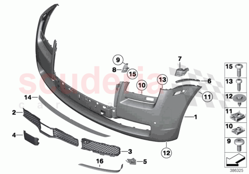 Part Diagram for Rolls Royce 51117349430