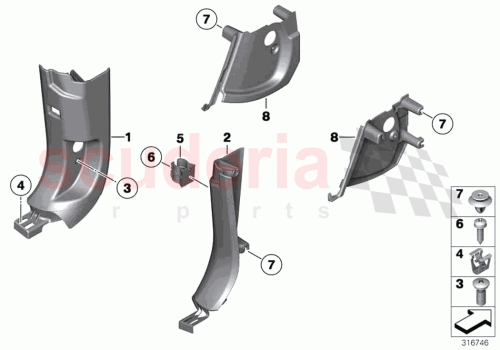 Part Diagram for Rolls Royce 51437330924