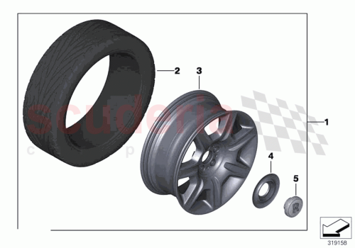 Part Diagram for Rolls Royce 36116862150
