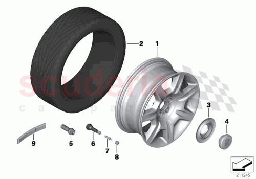 Part Diagram for Rolls Royce 36136890324