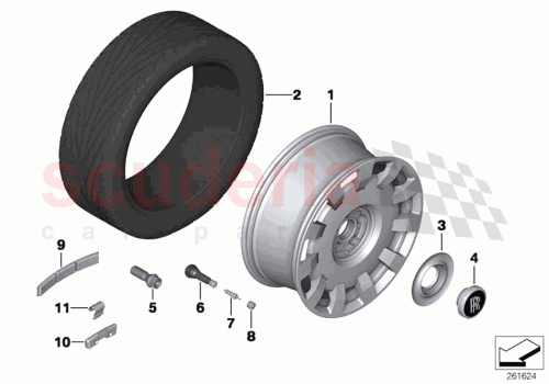 Part Diagram for Rolls Royce 36106850117