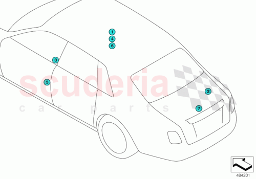 Part Diagram for Rolls Royce 71 21 5A55BC4