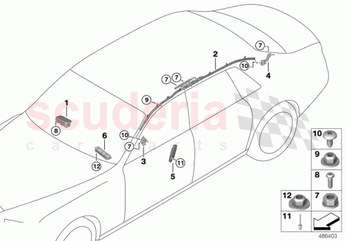 Part Diagram for Rolls Royce 72127418027