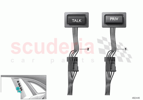 Part Diagram for Rolls Royce 61316824539