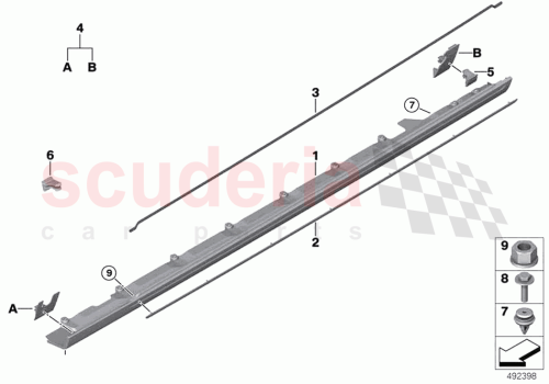 Part Diagram for Rolls Royce 51777414015