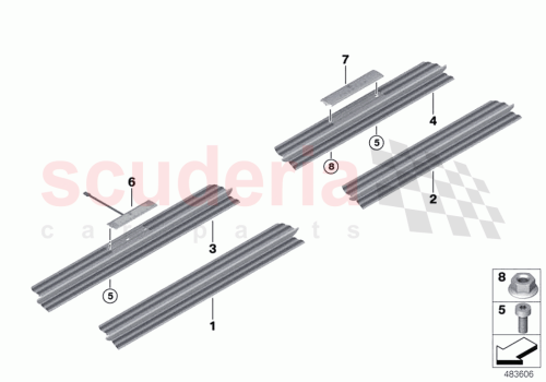 Part Diagram for Rolls Royce 51477406755