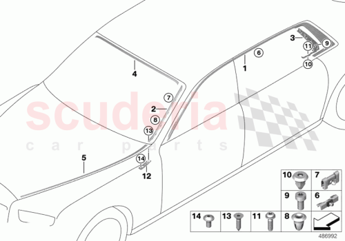 Part Diagram for Rolls Royce 51138499970