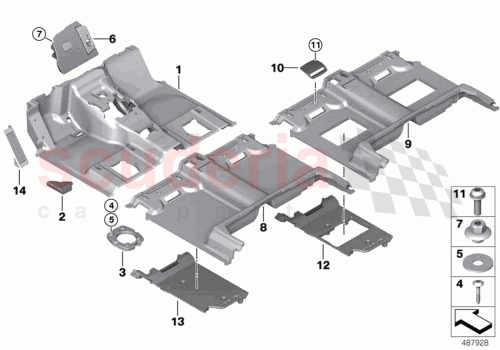 Part Diagram for Rolls Royce 51477943734