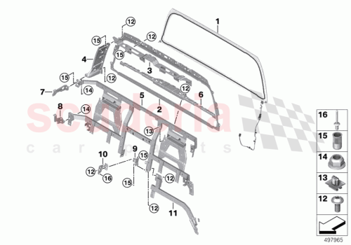 Part Diagram for Rolls Royce 51437941368