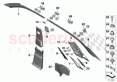 Part Diagram for Rolls Royce 51437483720