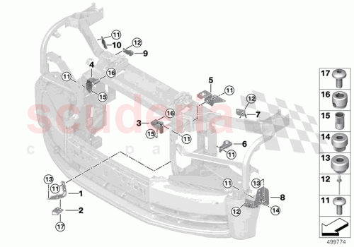 Part Diagram for Rolls Royce 41007413191