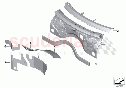 Part Diagram for Rolls Royce 41 00 8494540