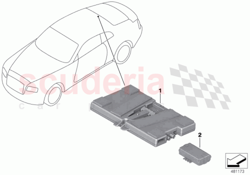Part Diagram for Rolls Royce 84109843932