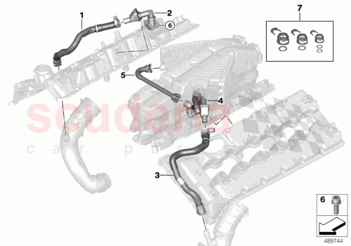 Part Diagram for Rolls Royce 11159480546