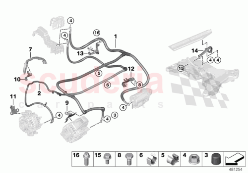 Part Diagram for Rolls Royce 12428621081