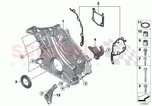 Part Diagram for Rolls Royce 07119907836