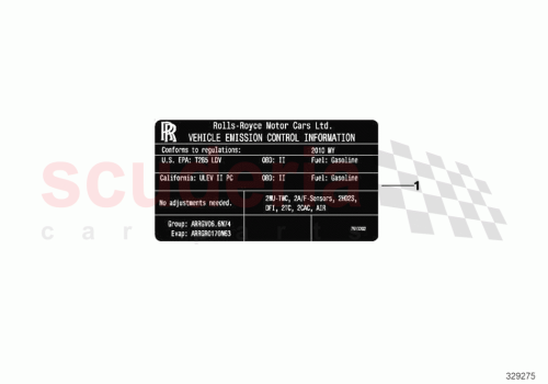 Part Diagram for Rolls Royce 71228485570