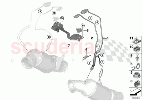 Part Diagram for Rolls Royce 11788651104