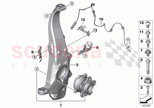 Part Diagram for Rolls Royce 34306871912