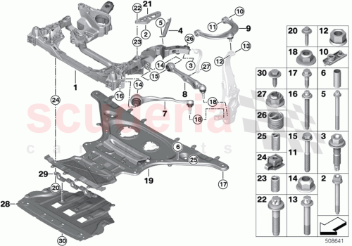 Part Diagram for Rolls Royce 31106868376