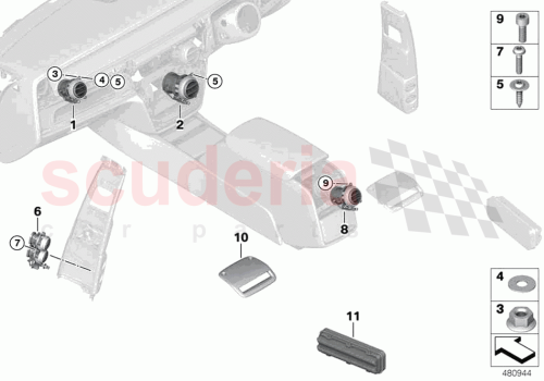 Part Diagram for Rolls Royce 07129907551