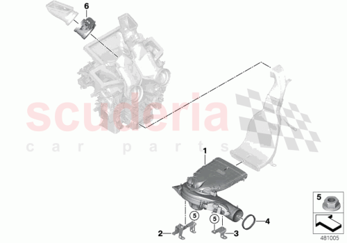 Part Diagram for Rolls Royce 64119381001